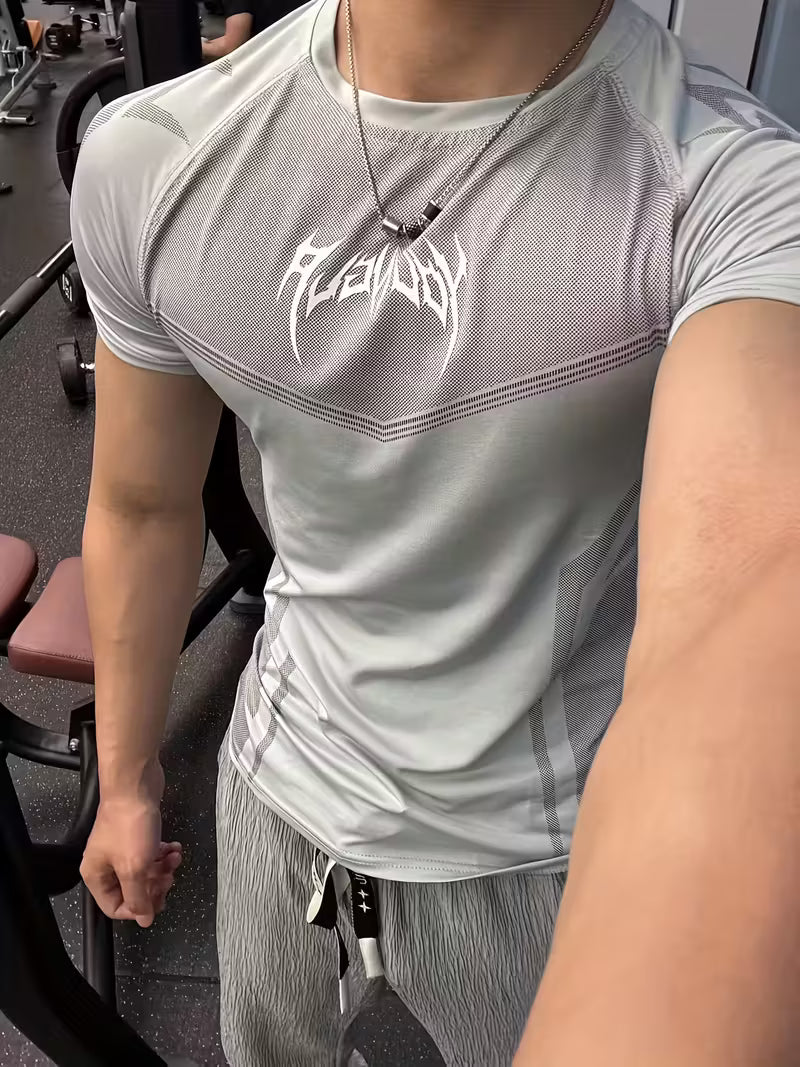 Camiseta Deportiva de comprension para Hombre de Secado Rápido